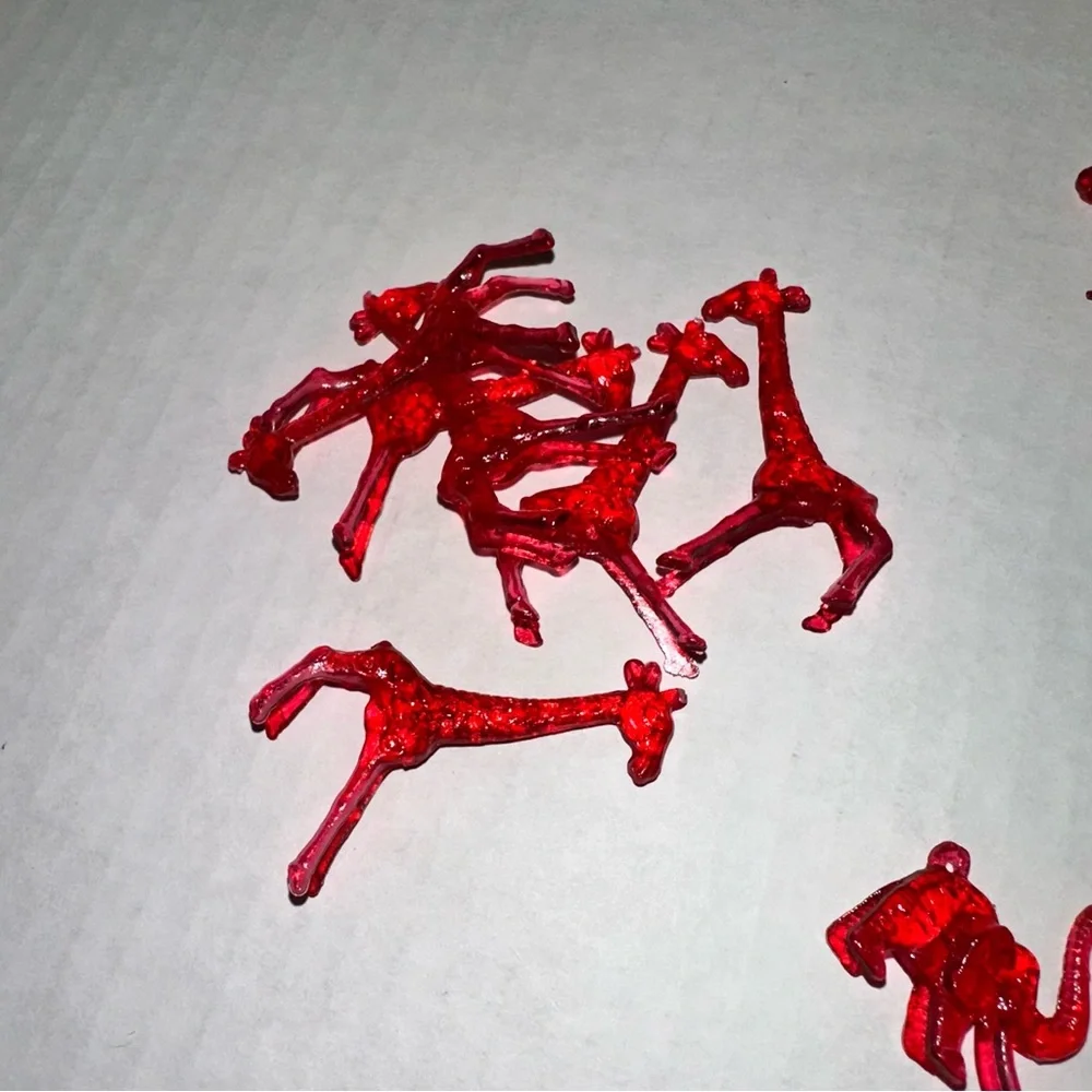 Retro Animal Drink Hangers Mermaid Red Bull Monkeys Donkeys Cute Neon Vintage